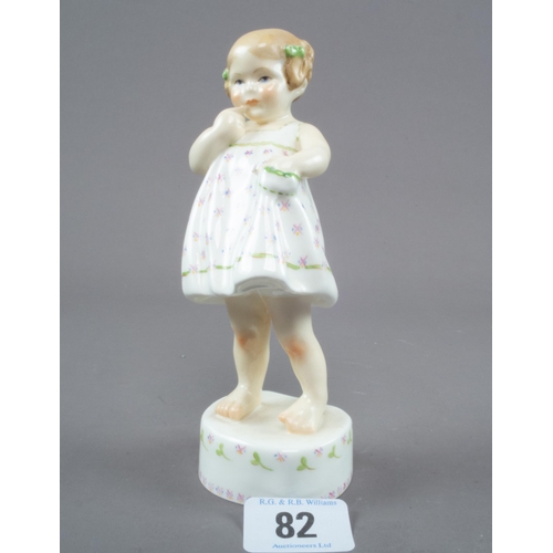 82 - ROYAL WORCESTER F G DOUGHTY FIGURINE 