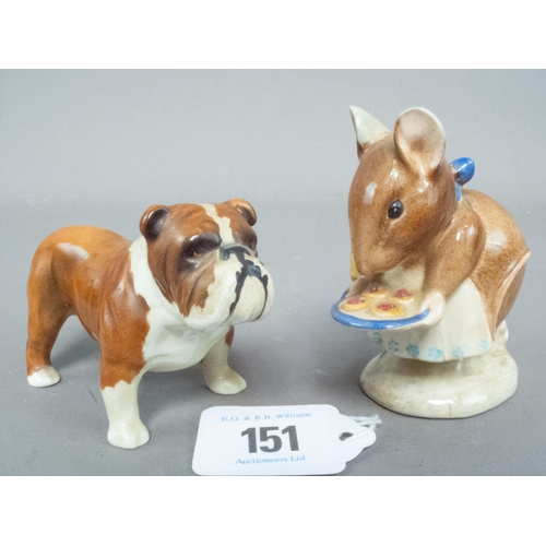 151 - BESWICK BOSUN BULLDOG & BESWICK APPLEY DAPPLY