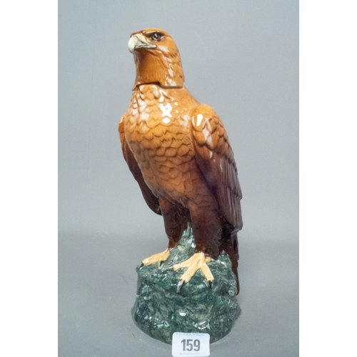 159 - ROYAL DOULTON LARGE GOLDEN EAGLE DECANTER WHYTE & MACKAY WHISKY WITH CONTENTS