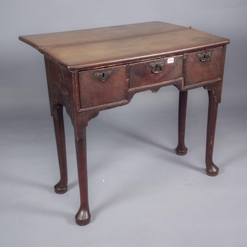 684 - EARLY 18TH C OAK FOLD OVER SIDE TABLE 81CM