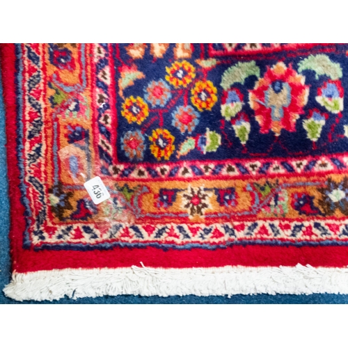 692 - RED GROUND IRANIAN RUG 290CM X 190CM