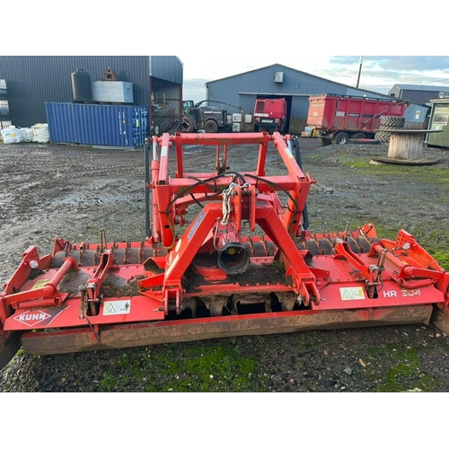 206 - KUHN 3M POWER HARROW AND LINKAGE
FRONT AND BACK