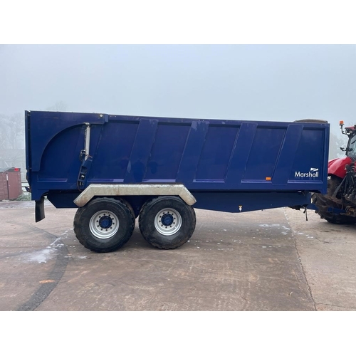 227 - MARSHALL 16 TONNE GRAIN TRAILER