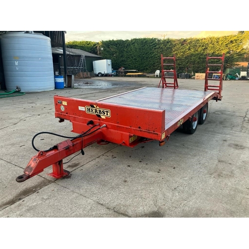 240 - HERBST LOW LOADER 17' LONG TRAILER