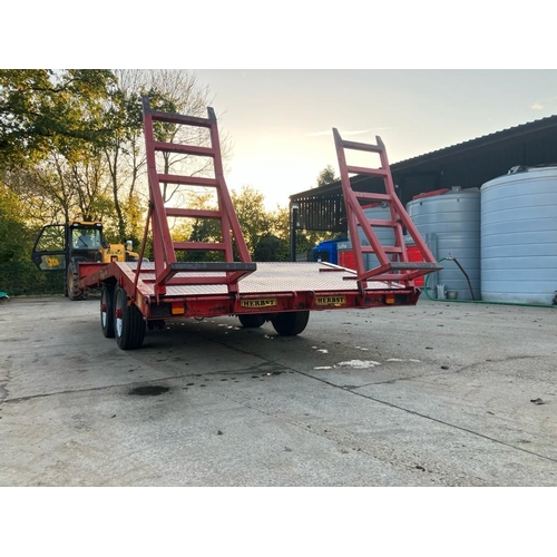 240 - HERBST LOW LOADER 17' LONG TRAILER