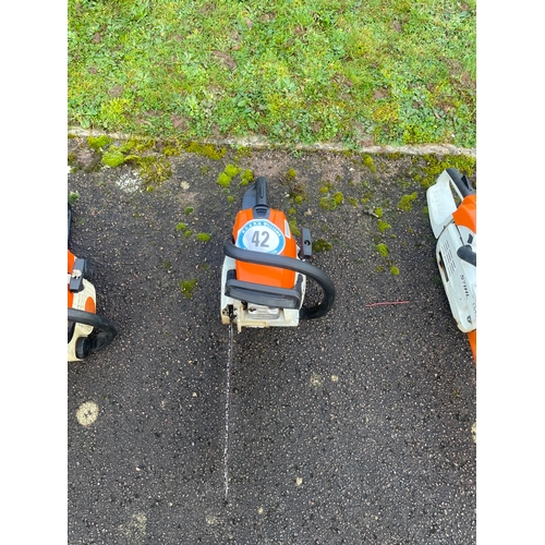 42 - STIHL MS181 CHAINSAW (RUNS)