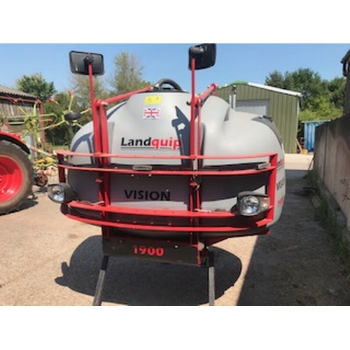 191 - LANDQUIP REAR MOUNTED SPRAYER AND FRONT TANK