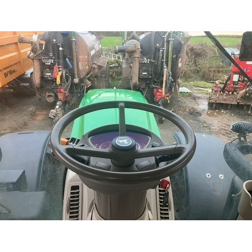 147 - JOHN DEERE 6215R TRACTOR
2020 (2nd owner), front linkage and pto, autopower gearbox, 50k road speed,... 