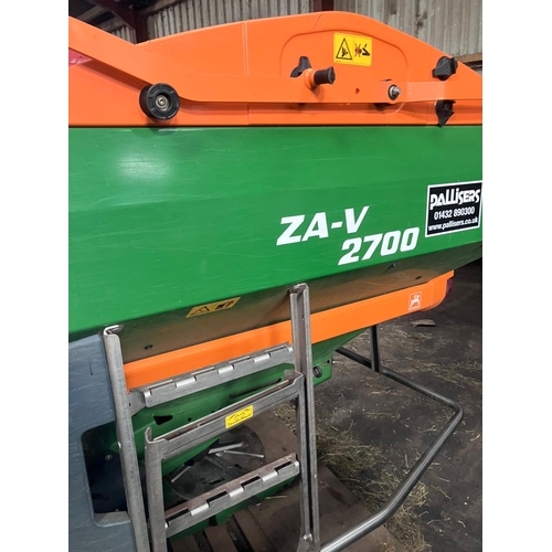 108A - AMAZONE FERTILISER SPREADER ZA-V 270
2019, variable rate, electric control, headland management, con... 