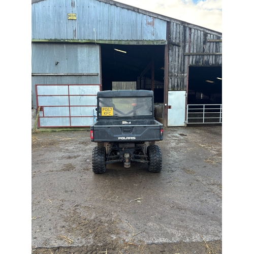 126 - POLARIS RANGER 1000 DIESEL
67 plate (Jan 2018), 1936 hours, 14525 miles, Ag road registered