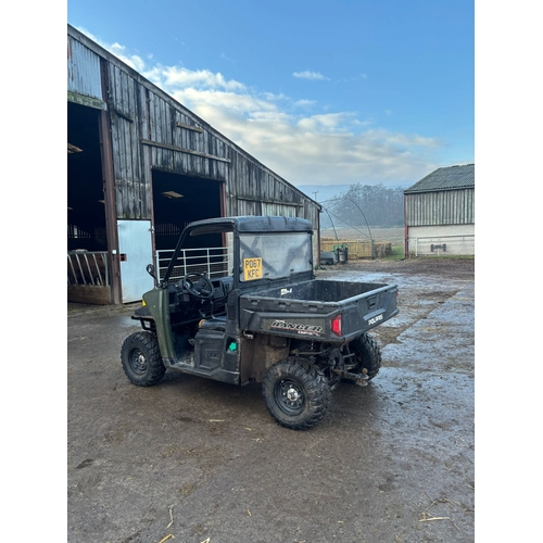 126 - POLARIS RANGER 1000 DIESEL
67 plate (Jan 2018), 1936 hours, 14525 miles, Ag road registered