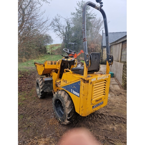 132 - THWAITES 1 TON DUMPER
2014, high lift