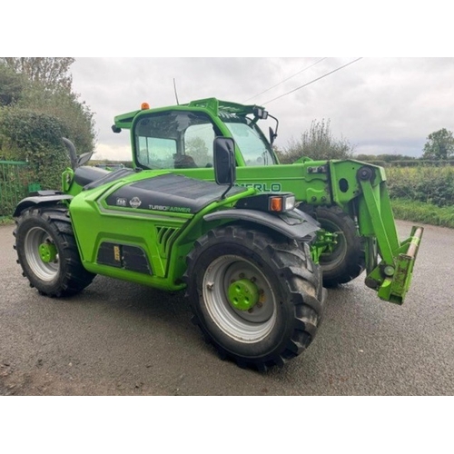 153 - MERLO TF35.7-120, 2017, 4,400 HOURS
120HP DEUTZ ENGINE, BOOM SUSPENSION, AIR CONDITIONING, GRAMMER A... 