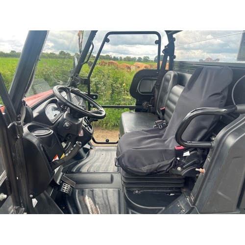 136 - KIOTI K9 UTV, 2019, 1240 HOURS
24HP DIESEL ENGINE, HEATED CABIN WITH LOCKING DOORS, MULTI PURPOSE TY... 