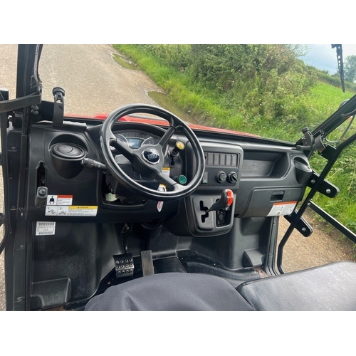 136 - KIOTI K9 UTV, 2019, 1240 HOURS
24HP DIESEL ENGINE, HEATED CABIN WITH LOCKING DOORS, MULTI PURPOSE TY... 