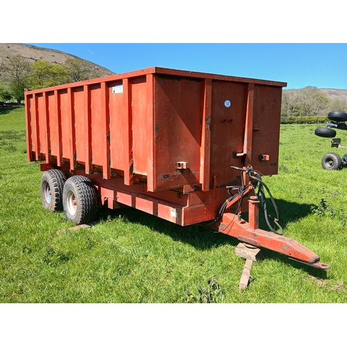 122 - TRIFFITT 10' TANDEM AXLE TRAILER