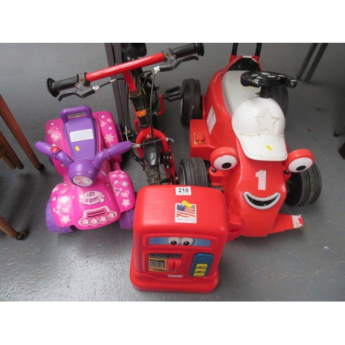 210 - Kids Bike, Ride on Toys etc