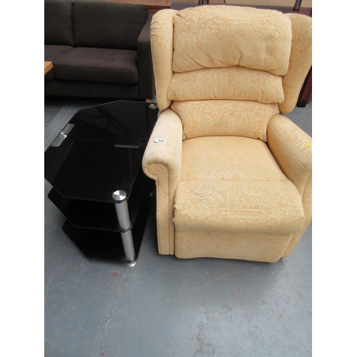 225 - Reclining Arm Chair & TV Unit