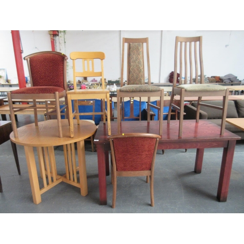 227 - Two Tables & Five Chairs