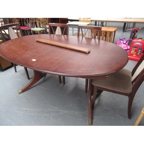 230 - G-Plan Oval Table & Four Chairs