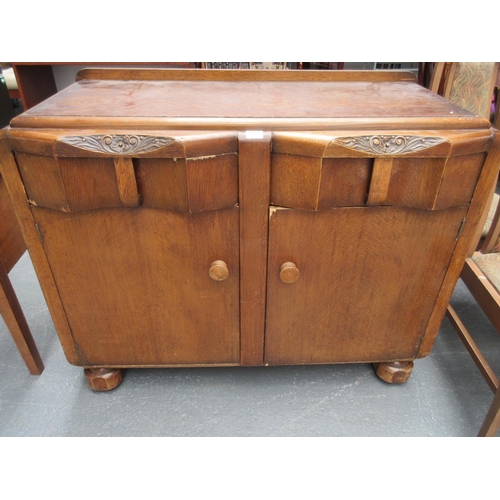 251 - Art Deco Oak Sideboard