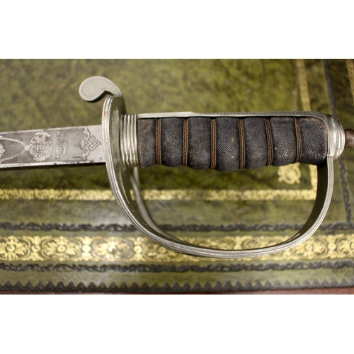 584 - Army Officers Sword with Scabbard