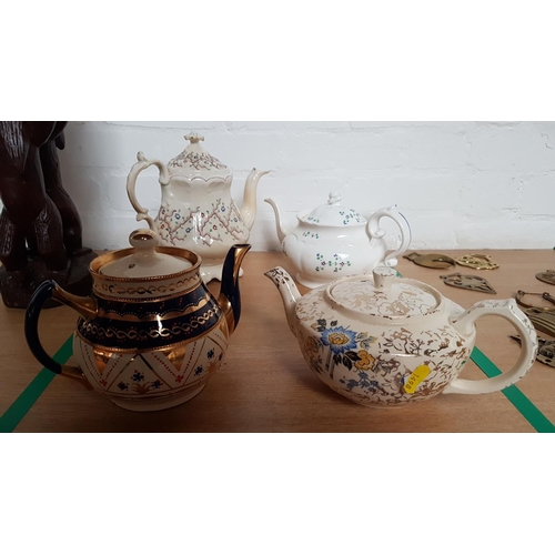 45 - 4 Vintage Teapots