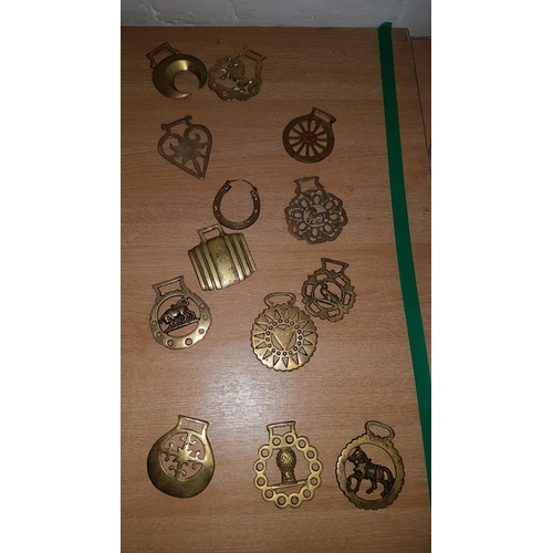 46 - Lot Of Horse Brasses