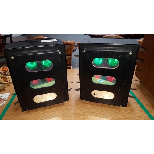 63 - 2 Traffic Light Style Stage Lights