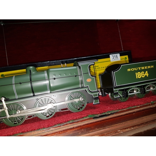 316 - Bassett - Lowke - special limited release O gauge- Southern Railway Maunsell ' N Class' 2-6-0 Mogul ... 