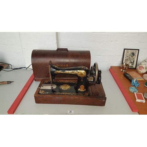 27 - Singer sewing machine