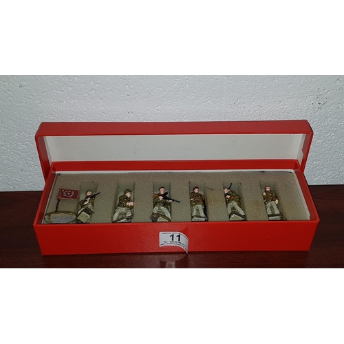 11 - Toy soldiers mainly military, metal, hand painted figures