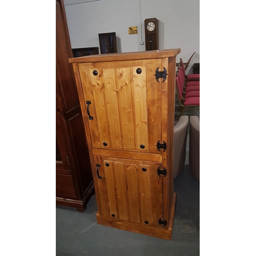 229 - Pine 2 door cabinet