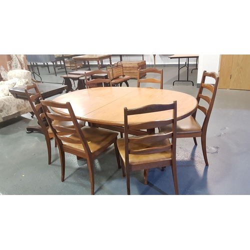 231 - G Plan dining table and 6 chairs