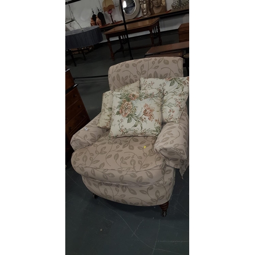 233 - Early upholstered armchair ( Howard style)
