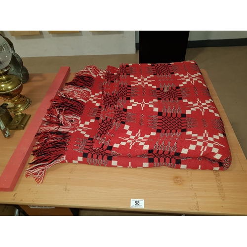 58 - Welsh blanket