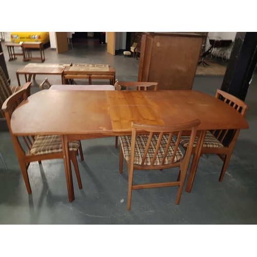210 - Vintage Portwood dining table and 4 chairs