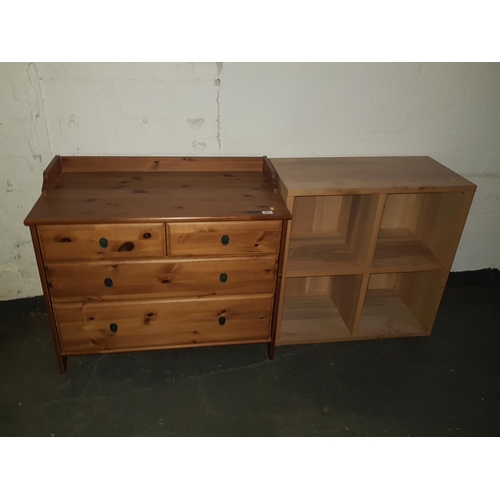 521 - 4 drawer chest of drawers and storage cabinet