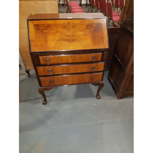 229 - Mahogany writing bureau