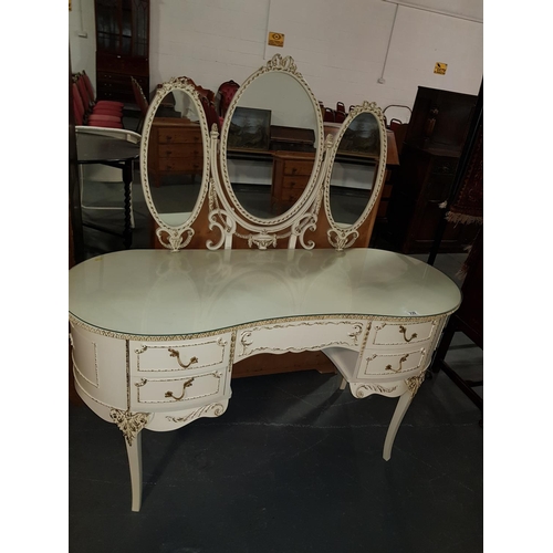 239 - Vintage dressing table with mirror