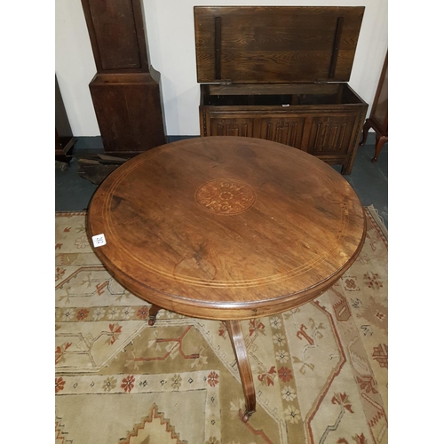 262 - Edwardian, Rosewood inlaid side table