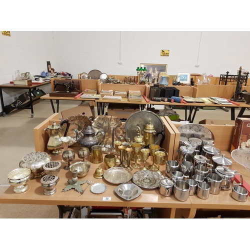 32 - Quantity of silver plate etc