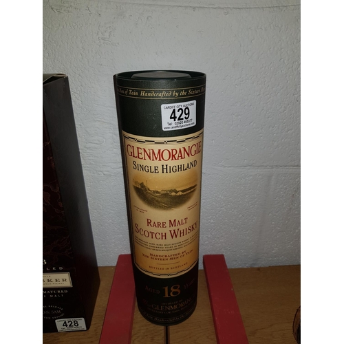 429 - Glenmorangle - 18 year old single malt whisky - old bottling