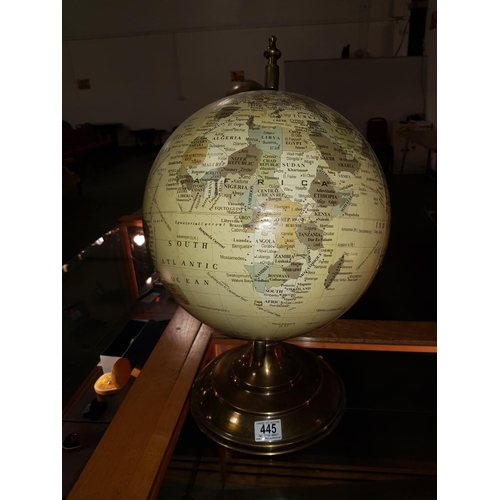 445 - Globe on stand