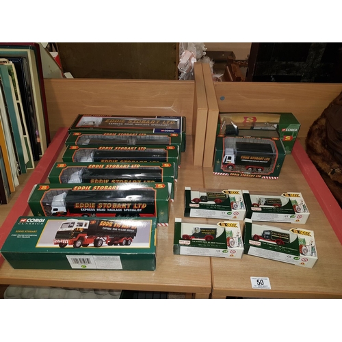 50 - Collection of Corgi and other boxed trucks etc.