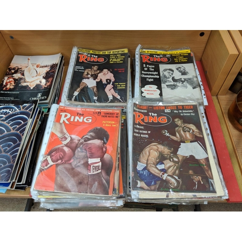 30 - A large quantity of boxing magazines
