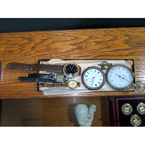 500 - A collection of watches and a pocket watch