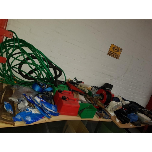 761 - Miscellaneous tools,electrical cables, CCTV cameras etc.