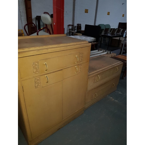 796 - Tallboy and a chest of drawers