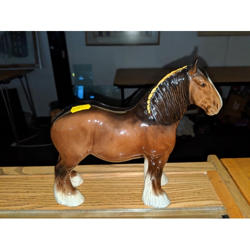 470 - Large Beswick horse